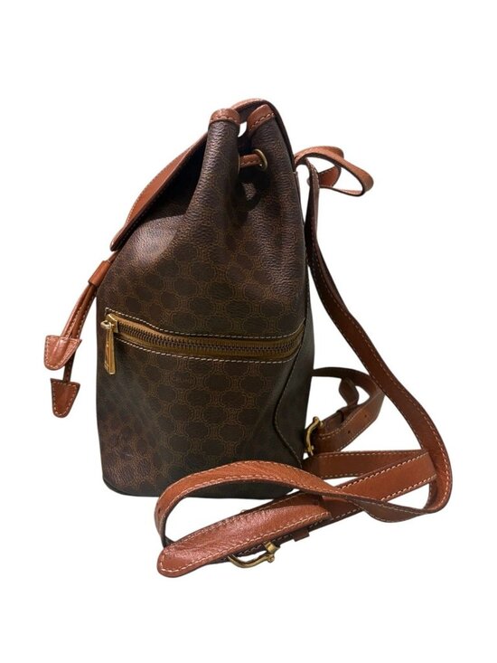 Celine Macadam Brown Gold Backpack main image 8